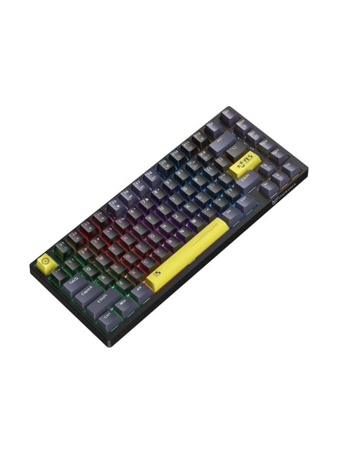 onikuma G52 RGB Wired Mechanical Gaming Keyboard with 82 Keys, - Image 3
